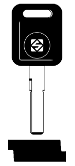 Afbeelding van Silca Transpondersleutel brass HU66AT5