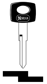 Afbeelding van Silca Autosleutel plastic kop staal HU72RP