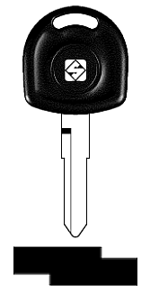 Afbeelding van Silca Transpondersleutel brass HU87RT12