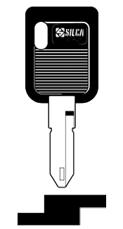 Afbeelding van Silca Autosleutel plastic kop staal NE55DP