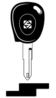 Afbeelding van Silca Transpondersleutel brass NE73T16