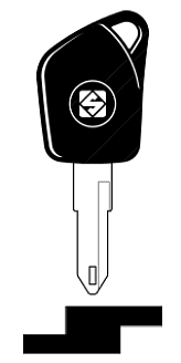 Afbeelding van Silca Autosleutel plastic kop staal NE72KP