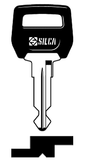Afbeelding van Silca Autosleutel plastic kop staal NE92P