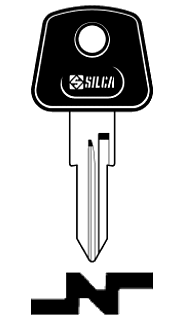 Afbeelding van Silca Autosleutel plastic kop brass GT6RGP