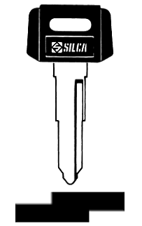 Afbeelding van Silca Autosleutel plastic kop staal YH28P