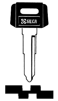 Afbeelding van Silca Autosleutel plastic kop staal YH30RP