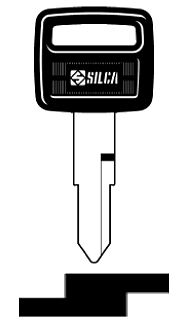 Afbeelding van Silca Autosleutel plastic kop staal HON31RAP