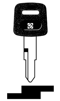 Afbeelding van Silca Autosleutel plastic kop staal HON31RP