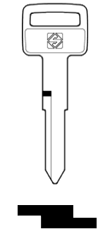 Afbeelding van Silca Autosleutel z/plastic kop staal HON42R