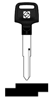 Afbeelding van Silca Autosleutel plastic kop brass HON72P