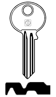 Afbeelding van Silca Cilindersleutel staal LYC