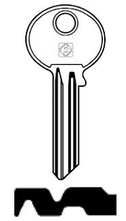 Afbeelding van Silca Cilindersleutel staal LYC6