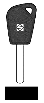 Afbeelding van Silca Transpondersleutel nikkel DAT17T13