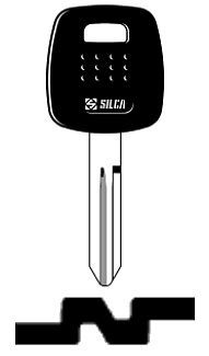 Afbeelding van Silca Transpondersleutel brass NSN14T11