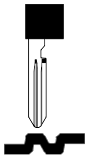 Afbeelding van Silca Autosleutel plastic kop brass NSN14TBP