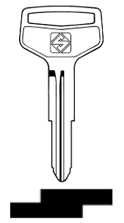 Afbeelding van Silca Autosleutel z/plastic kop staal TOY27