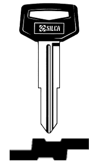 Afbeelding van Silca Autosleutel plastic kop brass TOY31P