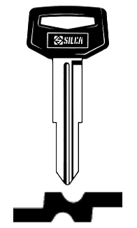 Afbeelding van Silca Autosleutel plastic kop staal TOY30P