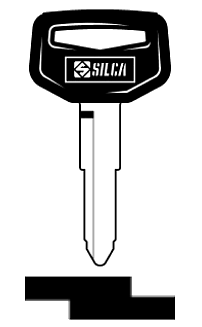 Afbeelding van Silca Autosleutel plastic kop staal TOY4BP