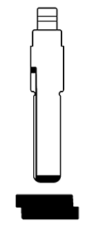 Afbeelding van Silca universele afstandsbediening insert HU66CH