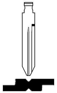 Afbeelding van Silca Flip Key insert CY24FH