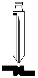 Afbeelding van Silca Flip Key insert FO38RFH