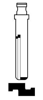 Afbeelding van Silca Flip Key insert HU56RFH