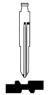 Afbeelding van Silca Flip Key insert HON70FH
