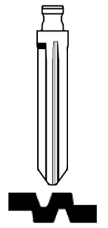 Afbeelding van Silca Flip Key insert HYN14RFH