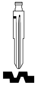 Afbeelding van Silca Flip Key insert KIA3RFH