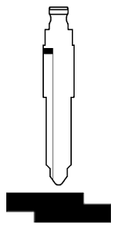 Afbeelding van Silca Flip Key insert MAZ24RFH