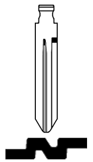 Afbeelding van Silca Flip Key insert NSN14FH