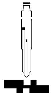 Afbeelding van Silca Flip Key insert SZ17RFH