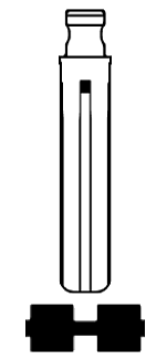 Afbeelding van Silca Flip Key insert TOY48FH