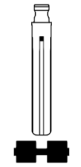 Afbeelding van Silca Flip Key insert TOY49FH