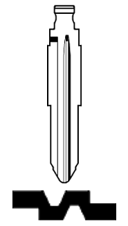 Afbeelding van Silca Flip Key insert TOY41RFH