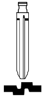 Afbeelding van Silca Flip Key insert TOY43FH