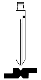 Afbeelding van Silca Flip Key insert TOY47FH