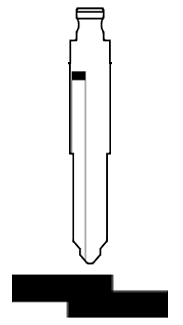 Afbeelding van Silca Flip Key insert YH35RFH