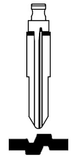 Afbeelding van Silca Flip Key insert SSY3FH