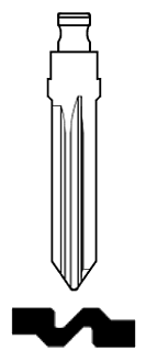Afbeelding van Silca Flip Key insert B111FH