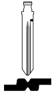 Afbeelding van Silca Flip Key insert SZ18FH