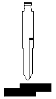 Afbeelding van Silca Flip Key insert KW14FH