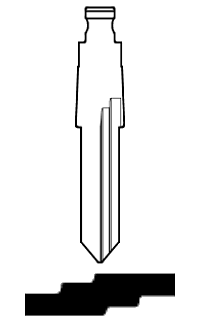 Afbeelding van Silca Flip Key insert HU49FH