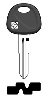 Afbeelding van Silca Autosleutel plastic kop staal HYN15CP