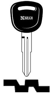 Afbeelding van Silca Autosleutel plastic kop staal KIA1RAP