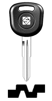 Afbeelding van Silca Transpondersleutel brass KIA3T5