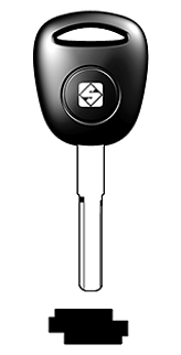 Afbeelding van Silca Transpondersleutel brass YM30TE zonder chip