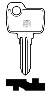 Afbeelding van Silca Autosleutel z/plastic kop staal FAR4R