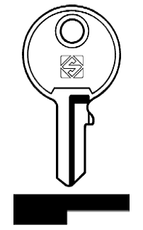 Afbeelding van Silca Cilindersleutel brass SEA4